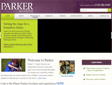 Tablet Screenshot of parkerschool.org